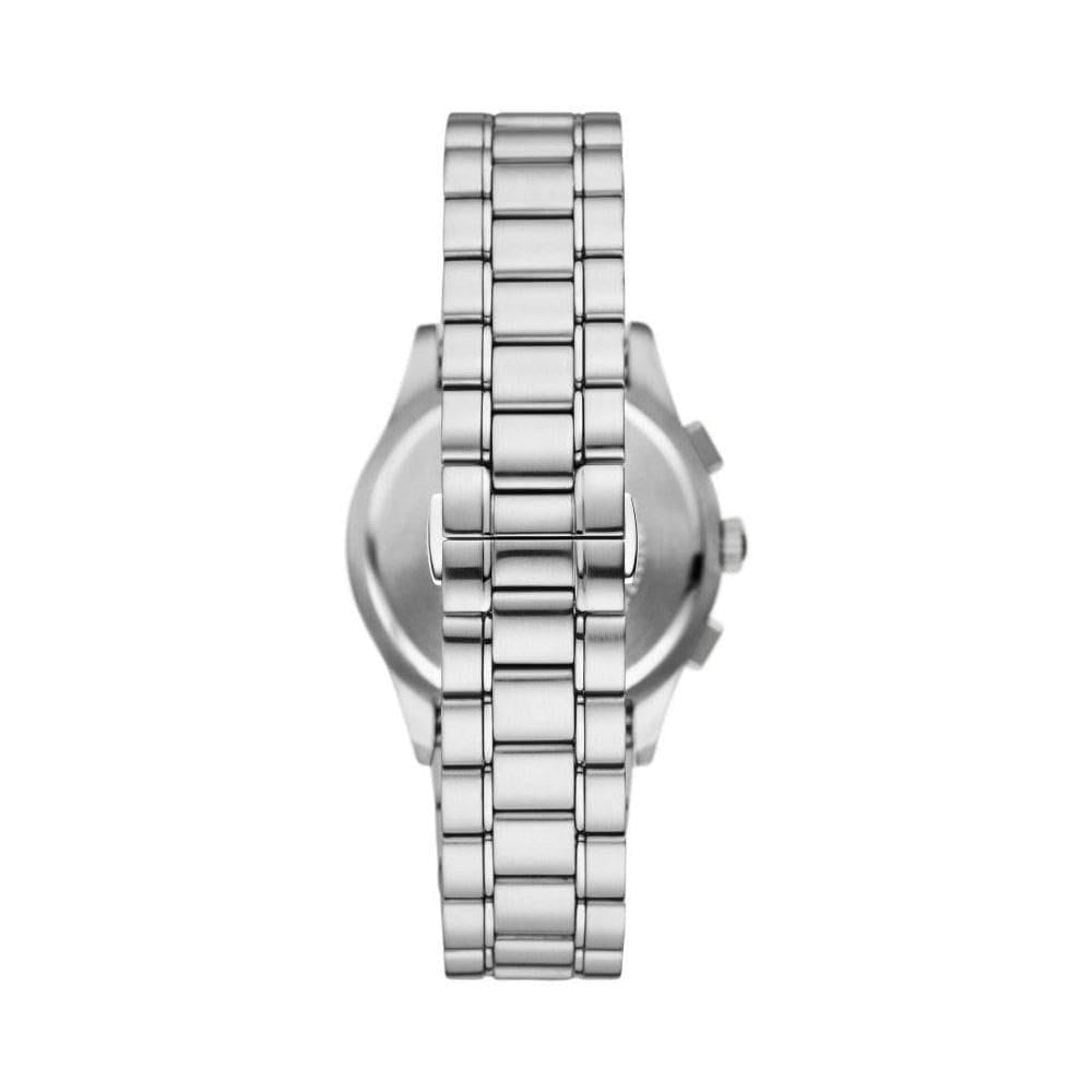 Voir l'original Montre multifonction en acier inoxydable Emporio Armani, taille de boîtier 42mm